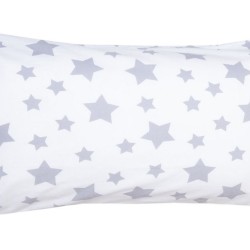 Μαξιλαροθήκες Φανελένιες Σετ Fresh 2540 Grey Cotton Viopros (50x70) 2Τεμ