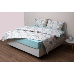Σεντόνια Φανελένια Μονά Σετ 2545 Mint Flannels Cotton Viopros (165x270) 3Τεμ