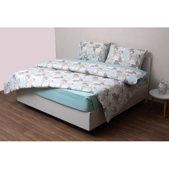 Σεντόνια Φανελένια Μονά Σετ 2545 Mint Flannels Cotton Viopros (165x270) 3Τεμ