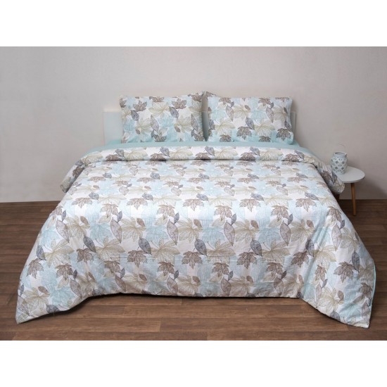 Σεντόνια Φανελένια Μονά Σετ 2545 Mint Flannels Cotton Viopros (165x270) 3Τεμ