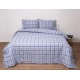 Σεντόνια Φανελένια Μονά Σετ 2548 Grey Flannels Cotton Viopros (165x275) 3Τεμ