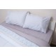 Παπλωματοθήκη Φανελένια Μονή 2550 Grey Flannels Cotton Viopros (160x240) 1Τεμ