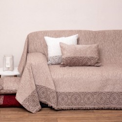 Διακοσμητικό Μαξιλάρι Throws 2212 Beige Chinille Viopros (32x52) 1Τεμ