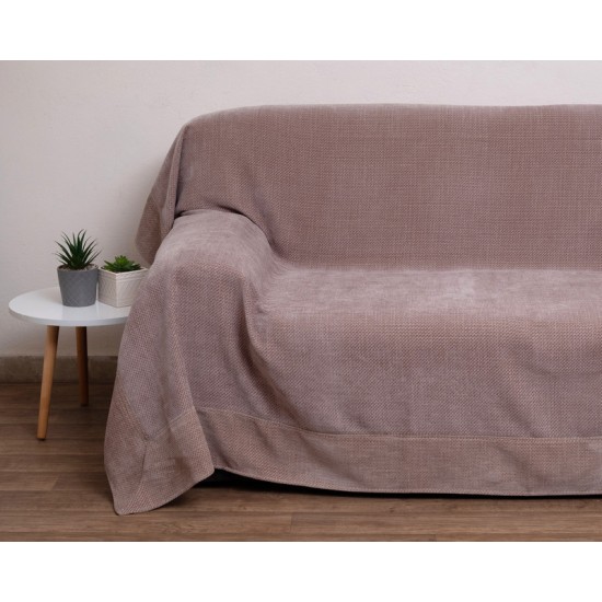 Ριχτάρια Σετ Throws 2004 Mocca Chenille Viopros 3Τεμ