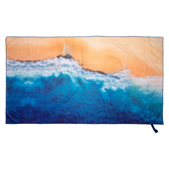 Πετσέτα Θαλάσσης Microfiber Με Ψηφιακή Εκτύπωση 281 Viopros (90x160) 1Τεμ