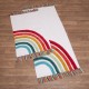 Χαλάκι Παιδικό Kids Rugs Ουράνιο Τόξο Cotton Viopros (60x90) 1Τεμ