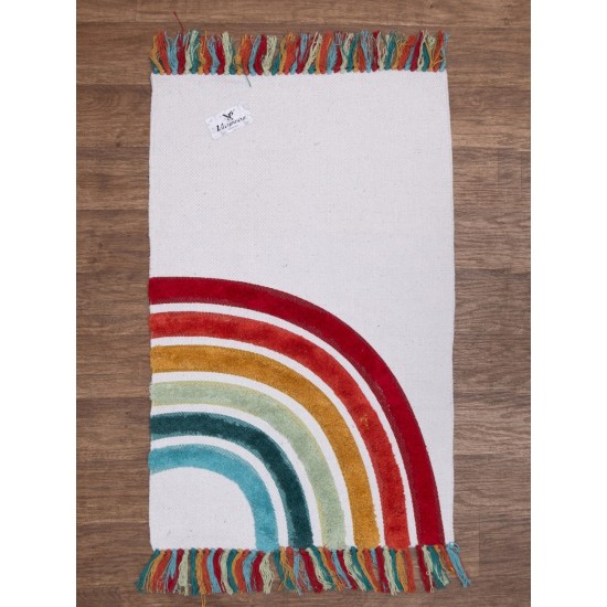 Χαλάκι Παιδικό Kids Rugs Ουράνιο Τόξο Cotton Viopros (60x90) 1Τεμ