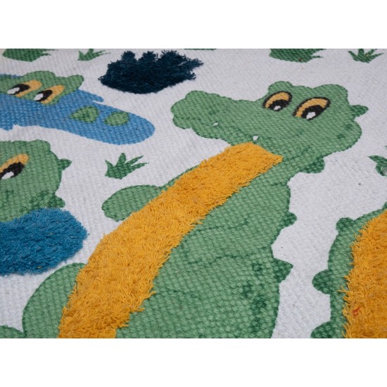 Χαλάκι Παιδικό Kids Rugs Κροκόδειλος Cotton Viopros (60x90) 1Τεμ Χαλάκι Παιδικό Kids Rugs Κροκόδειλος Cotton Viopros (60x90) 1Τεμ