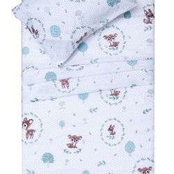 Κουβερλί Βρεφικό Κούνιας Bebe Μπάμπι Cotton Viopros (120x160) 1Τεμ