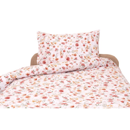 Παπλωματοθήκη Κούνιας Σετ Bebe Άνοιξη Cotton Viopros (120x160) 2Τεμ