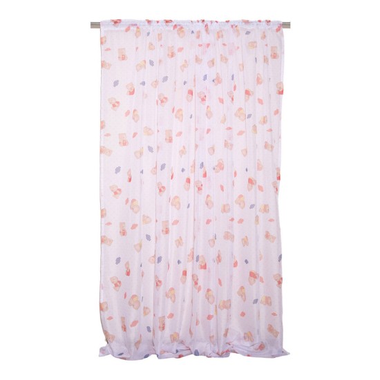 Κουρτίνα Παιδική Με Τρέσα Βουάλ Cuertains Αρκουδάκι Viopros (280Πx270Υ) 1Τεμ