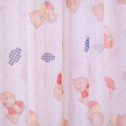 Κουρτίνα Παιδική Με Τρέσα Βουάλ Cuertains Αρκουδάκι Viopros (280Πx270Υ) 1Τεμ