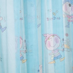 Κουρτίνα Παιδική Με Τρέσα Βουάλ Cuertains Κουρσάροι Turquoise Viopros (280Πx270Υ) 1Τεμ