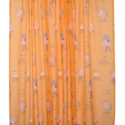 Κουρτίνα Παιδική Με Τρέσα Βουάλ Cuertains Κουρσάροι Orange Viopros (280Πx270Υ) 1Τεμ