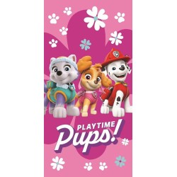 Πετσέτα Θαλάσσης Παιδική Paw Patrol 47 Velour Cotton Viopros (70x140) 1Τεμ