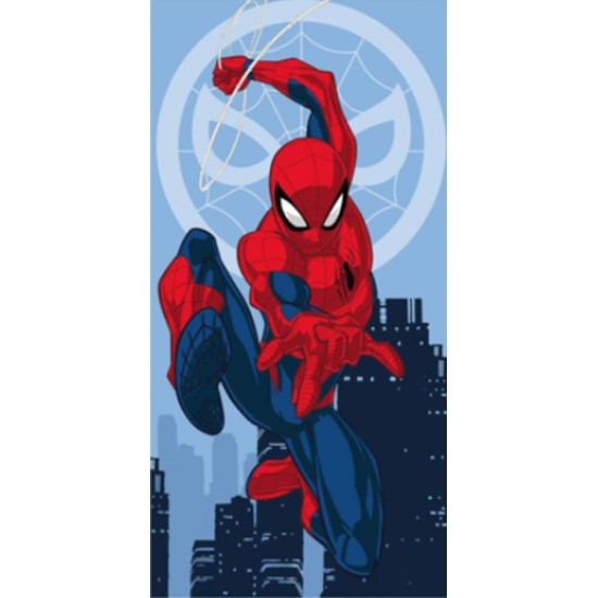 Πετσέτα Θαλάσσης Παιδική Spiderman 03 Velour Cotton Viopros (70x140) 1Τεμ