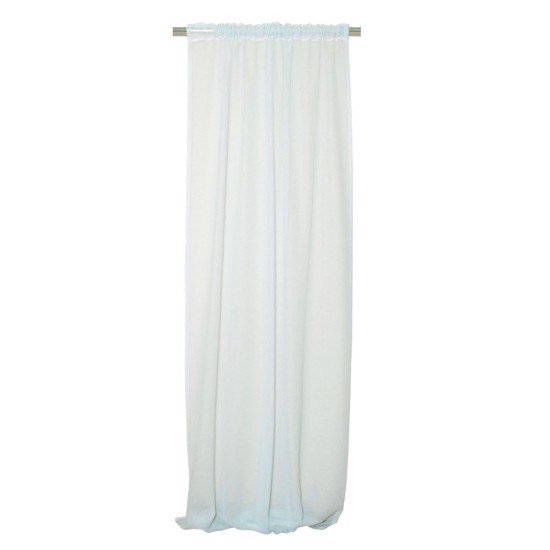 Κουρτίνα Με Τρέσα Γάζα Curtains 9290 Aqua Viopros (140x270) 1Τεμ