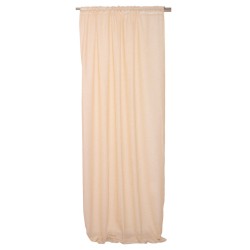 Κουρτίνα Με Τρέσα Γάζα Curtains 9290 Beige Viopros (140x270) 1Τεμ