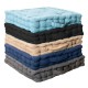 Μαξιλάρι Δαπέδου Modern Ideas 581-30 Black Cotton Viopros (40x40x8) 1Τεμ