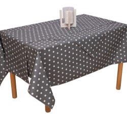 Τραπεζομάντηλο Αλέκιαστο Dinner Ideas Βίκυ Ανθρακί Viopros (140x180) 1Τεμ