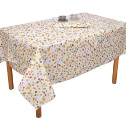 Τραπεζομάντηλο Αλέκιαστο Dinner Ideas Ράνια Πολύχρωμο Viopros (140x220) 1Τεμ