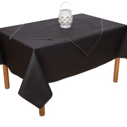 Τραπεζομάντηλο Αλέκιαστο Dinner Ideas Ντιάνα Black Viopros (160x200) 1Τεμ