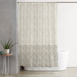 Κουρτίνα Μπάνιου Υφασμάτινη Αδιάβροχη Bath Ideas Φλωρεντία Viopros (180Πx180Υ) 1Τεμ