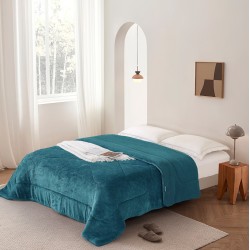 Κουβερτοπάπλωμα Μονό Μοντάνα Petrol Micromink Embossed Viopros (220x240) 1Τεμ Κουβερτοπάπλωμα Μονό Μοντάνα Petrol Micromink Embossed Viopros (220x240) 1Τεμ