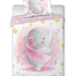 Παπλωματοθήκη Βρεφική Κούνιας Σετ Bebe Τίνα Cotton Viopros (100x135) 2Τεμ