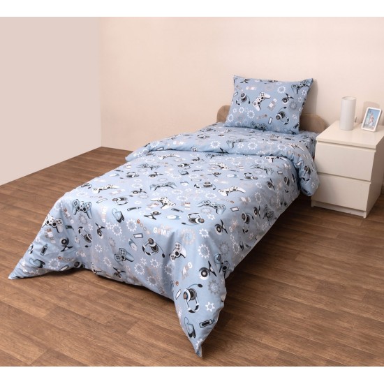 Κουβερλί Βρεφικό Κούνιας Bebe Gamer Cotton Viopros (120x160) 1Τεμ