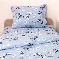 Κουβερλί Βρεφικό Κούνιας Bebe Gamer Cotton Viopros (120x160) 1Τεμ