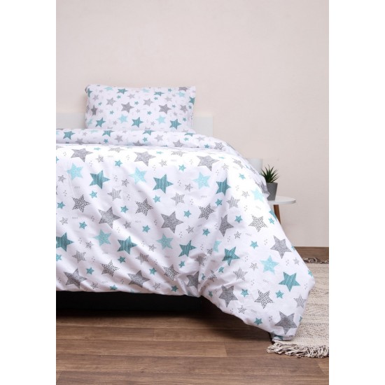 Παπλωματοθήκη Μονή Σετ Fresh Σείριος Cotton Viopros (160x240) 2Τεμ