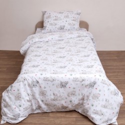 Κουβερλί Βρεφικό Κούνιας Bebe Γουλφ Cotton Viopros (120x160) 1Τεμ