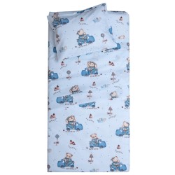 Σεντόνια Βρεφικά Κούνιας Σετ Bebe Σαμ Cotton Viopros (120x160) 3Τεμ