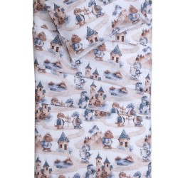 Κουβερλί Βρεφικό Κούνιας Bebe Ντράκο Cotton Viopros (120x160) 1Τεμ