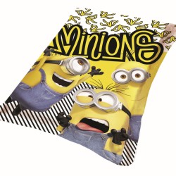 Κουβέρτα Fleece Βρεφική Κούνιας Bebe Minions 12 Viopros (100x150) 1Τεμ