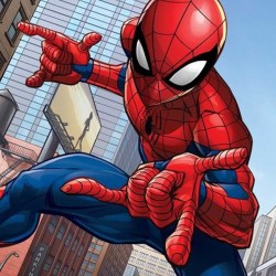 Πετσέτα Παιδική Spiderman 40 Cotton Viopros (30x50) 1Τεμ