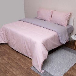 Σεντόνια Φανελένια Υπέρδιπλα Σετ 2553 Flannels Cotton Viopros (160x200+25 ) Με Λάστιχο 4Τεμ