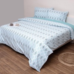 Παπλωματοθήκη Ημίδιπλη Σετ Fresh Λάρα Cotton Viopros (180x240) 2Τεμ