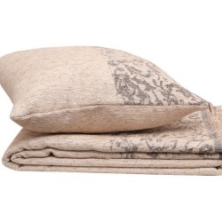 Ριχτάρι Διθέσιου Throws 2216 Cream Jacquard Chenille Viopros (180x240) 1Τεμ Ριχτάρι Διθέσιου Throws 2216 Cream Jacquard Chenille Viopros (180x240) 1Τεμ