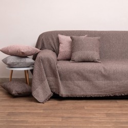 Διακοσμητική Μαξιλαροθήκη Pillows 2218 Wenge Jacquard Chenille Viopros (42x42) 1Τεμ