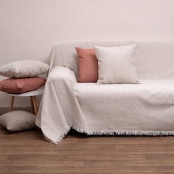 Διακοσμητική Μαξιλαροθήκη Pillows 2219 Sand Jacquard Chenille Viopros (42x42) 1Τεμ