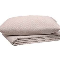 Ριχτάρι Τετραθέσιου Throws 2219 Sand Jacquard Chenille Viopros (180x320) 1Τεμ