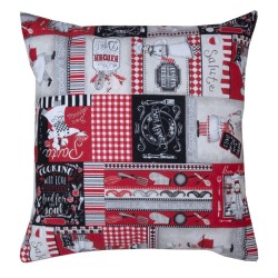 Διακοσμητικό Μαξιλάρι Chef Red Viopros (45x45) 1Τεμ