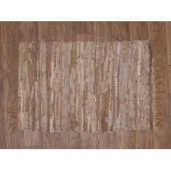 Χαλάκι Δερμάτινο Βραδύκαστο 10 Beige Viopros (60x90) 1Τεμ