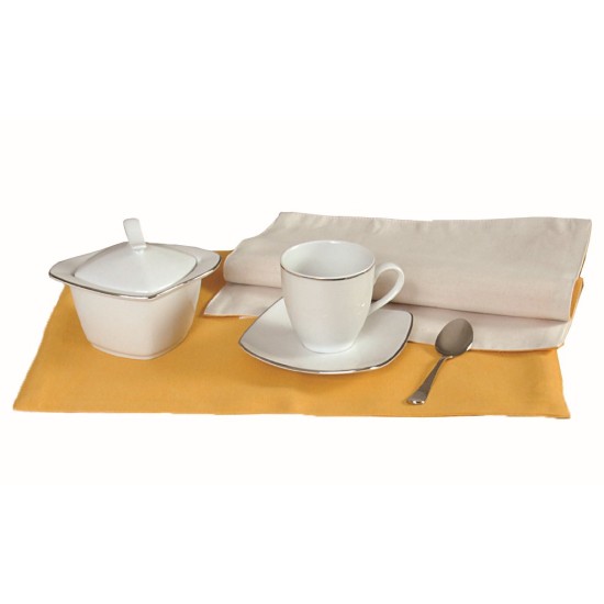 Σουπλά Σετ Δίχρωμα 590 Κίτρινο-Εκρού Cotton Viopros (32x45) 2Τεμ Σουπλά Σετ Δίχρωμα 590 Κίτρινο-Εκρού Cotton Viopros (32x45) 2Τεμ