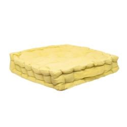 Μαξιλάρι Δαπέδου 581-31 Yellow Cotton Viopros (40x40x8) 1Τεμ