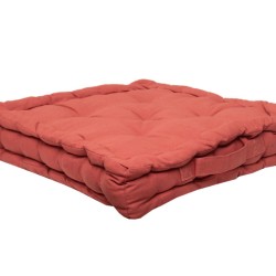 Μαξιλάρι Δαπέδου 581-32 Terracotta Cotton Viopros (40x40x8) 1Τεμ