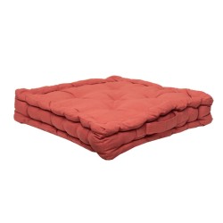 Μαξιλάρι Δαπέδου 581-32 Terracotta Cotton Viopros (40x40x8) 1Τεμ