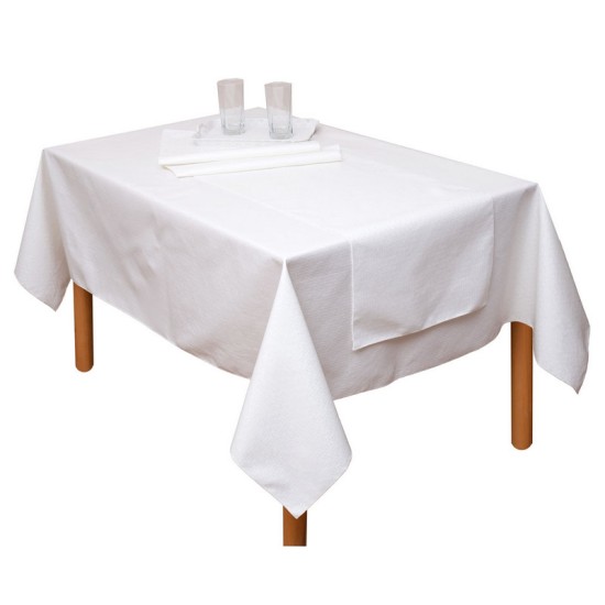 Τραπεζομάντηλο Αλέκιαστο Κορίνα White Viopros (140x280) 1Τεμ Τραπεζομάντηλο Αλέκιαστο Κορίνα White Viopros (140x280) 1Τεμ